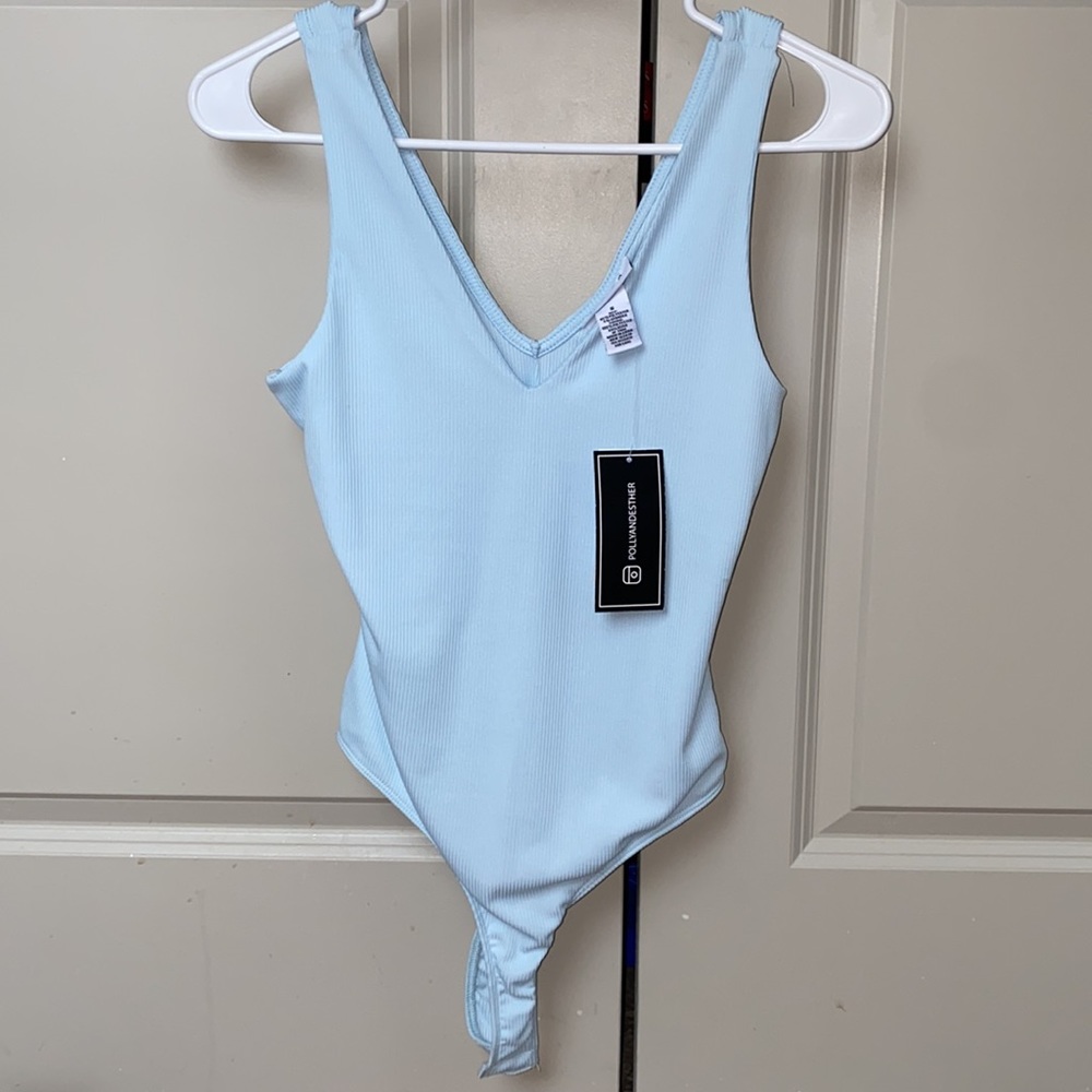 Baby blue bodysuit